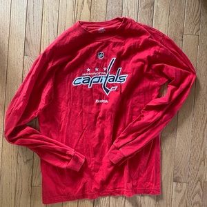 Washington Capitals Long Sleeve T Shirt